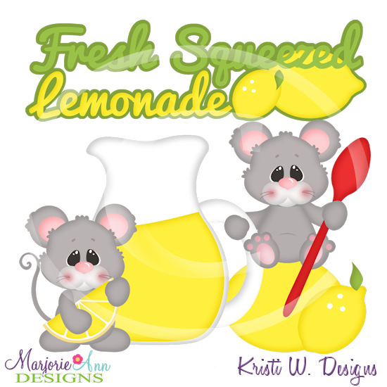 Fresh Squeezed Lemonade SVG Cutting Files Includes Clipart - Click Image to Close